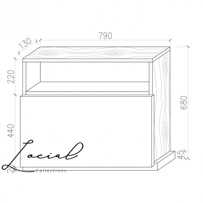 LWD001 Wall Desk